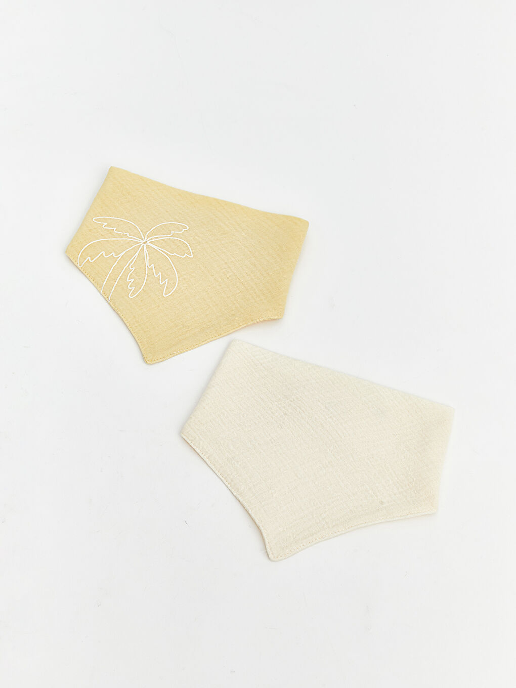 Nakışlı Erkek Bebek Mama Önlüğü 2'li -1