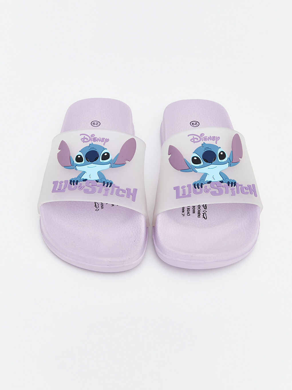 Stitch Printed Baby Girls' Sliders-2