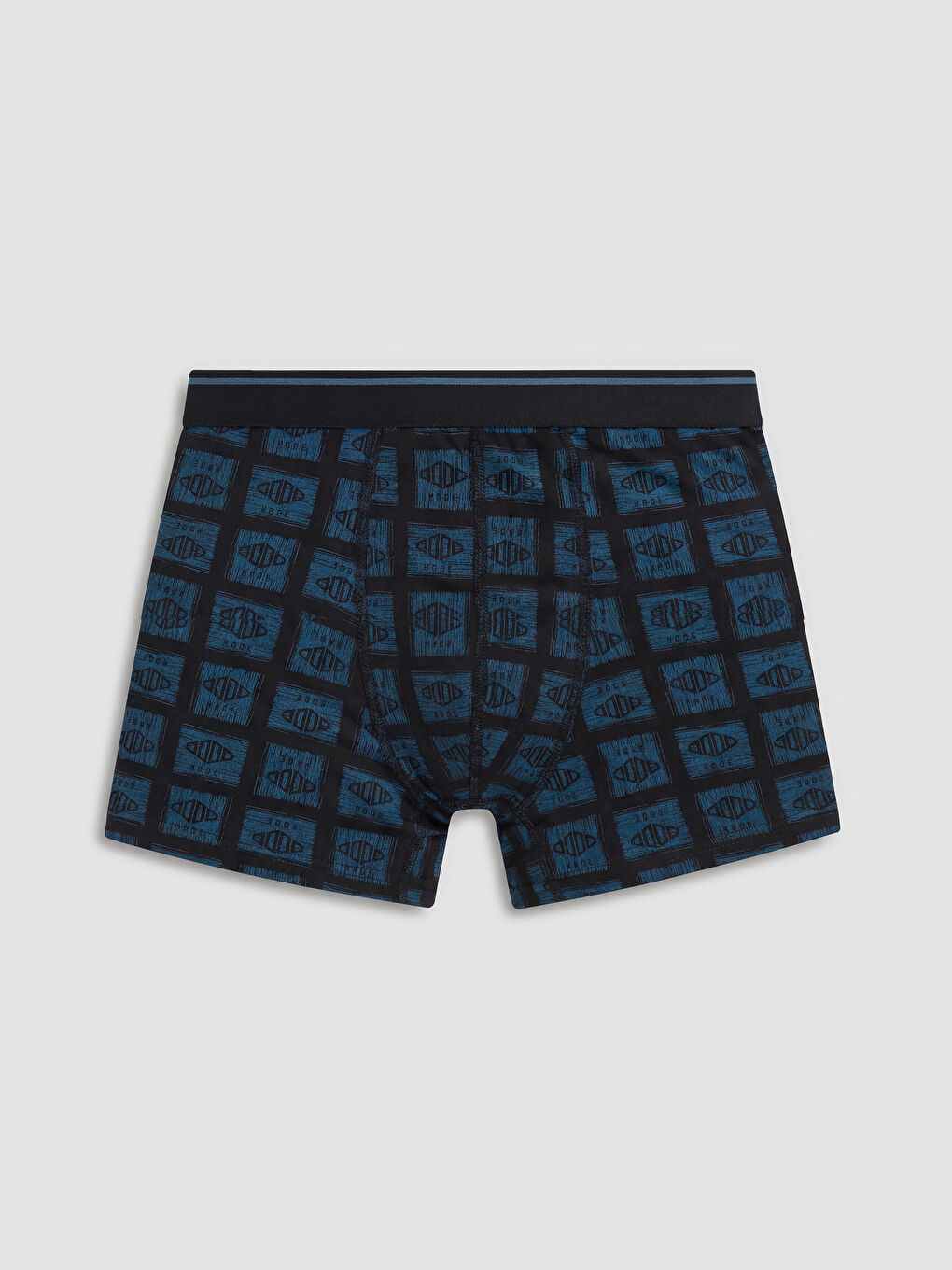 Siyah Pamuklu Esnek Erkek 3'lü Boxer-1