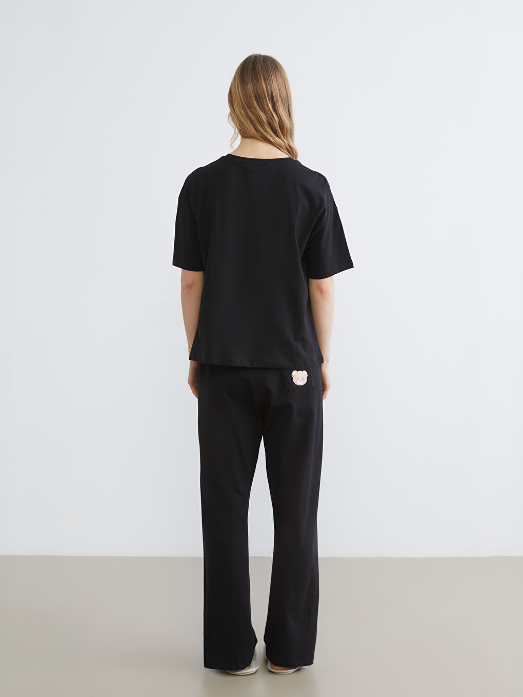 CRNA Pidžama komplet Žena-3