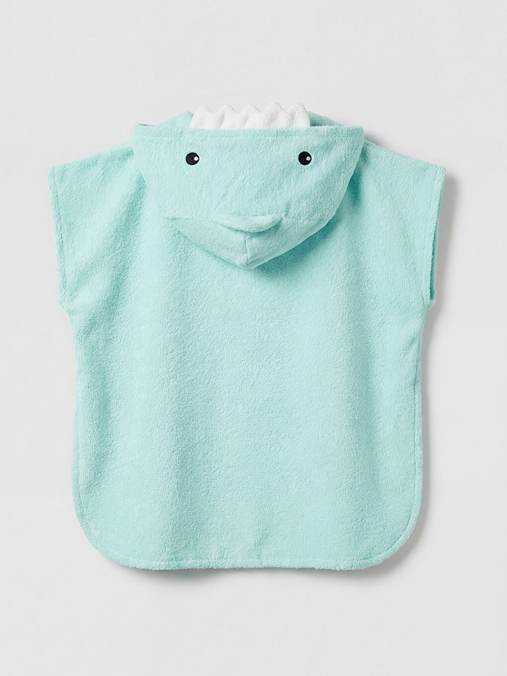 Turkuaz Hayvan Figürlü Bebek Panço Havlu-1