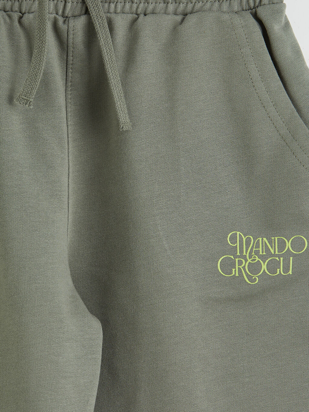 Ekru The Mandalorian Baskılı Erkek Çocuk Tişört ve Şort-6