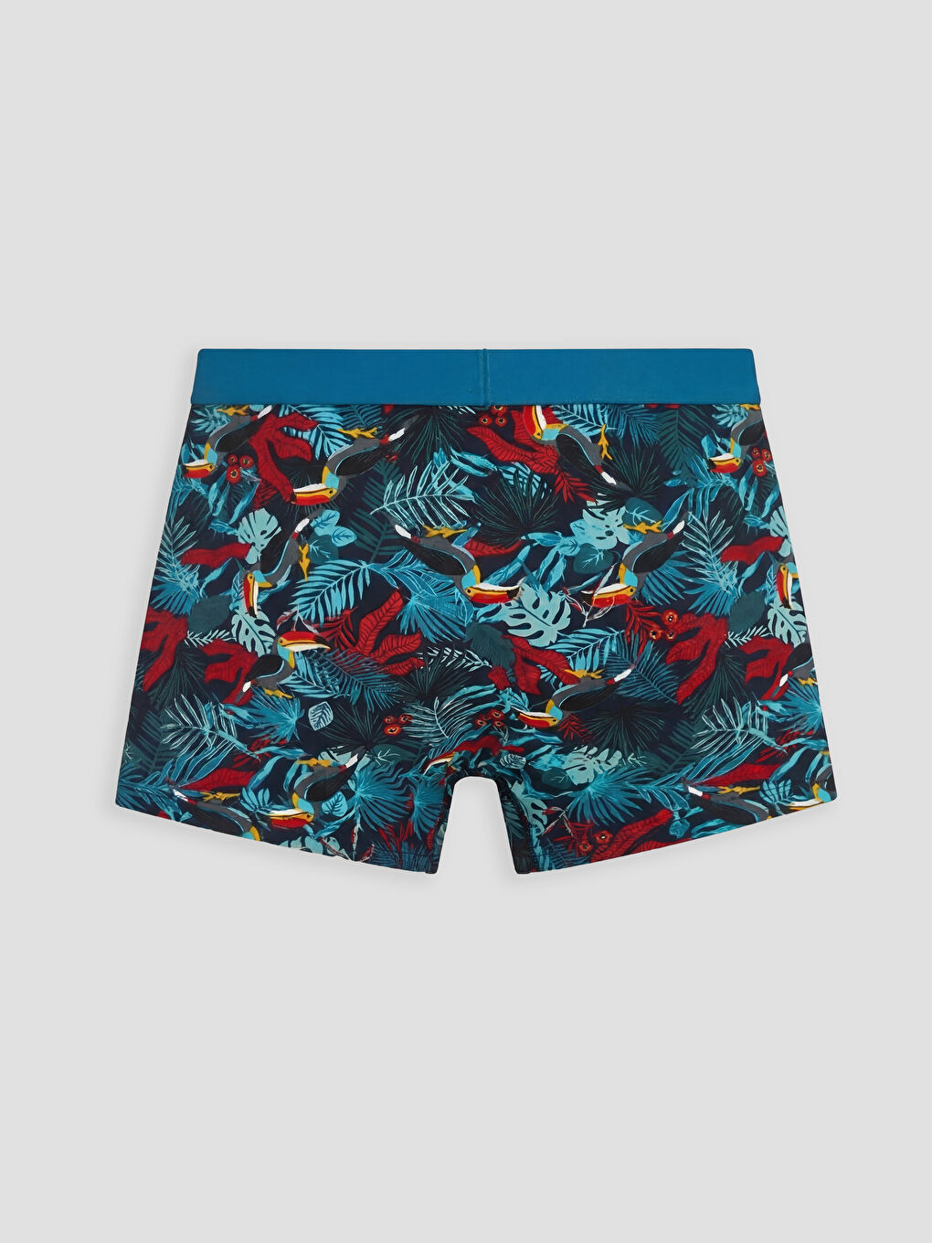 Turkuaz Standart Kalıp Pamuklu Esnek Erkek Boxer 5'li-6