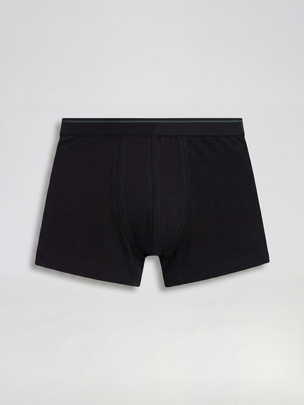 Siyah Pamuklu Esnek Erkek Boxer 3'lü-2