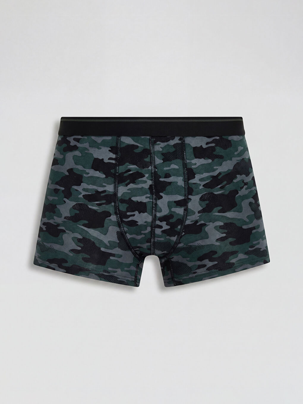 Siyah Pamuklu Esnek Erkek Boxer 3'lü-3