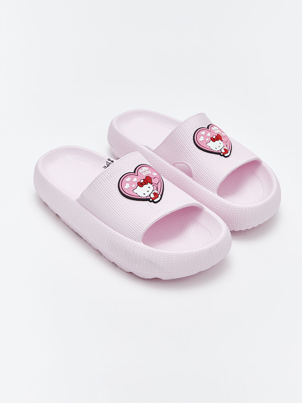 Pembe Hello Kitty Baskılı Kadın Terlik