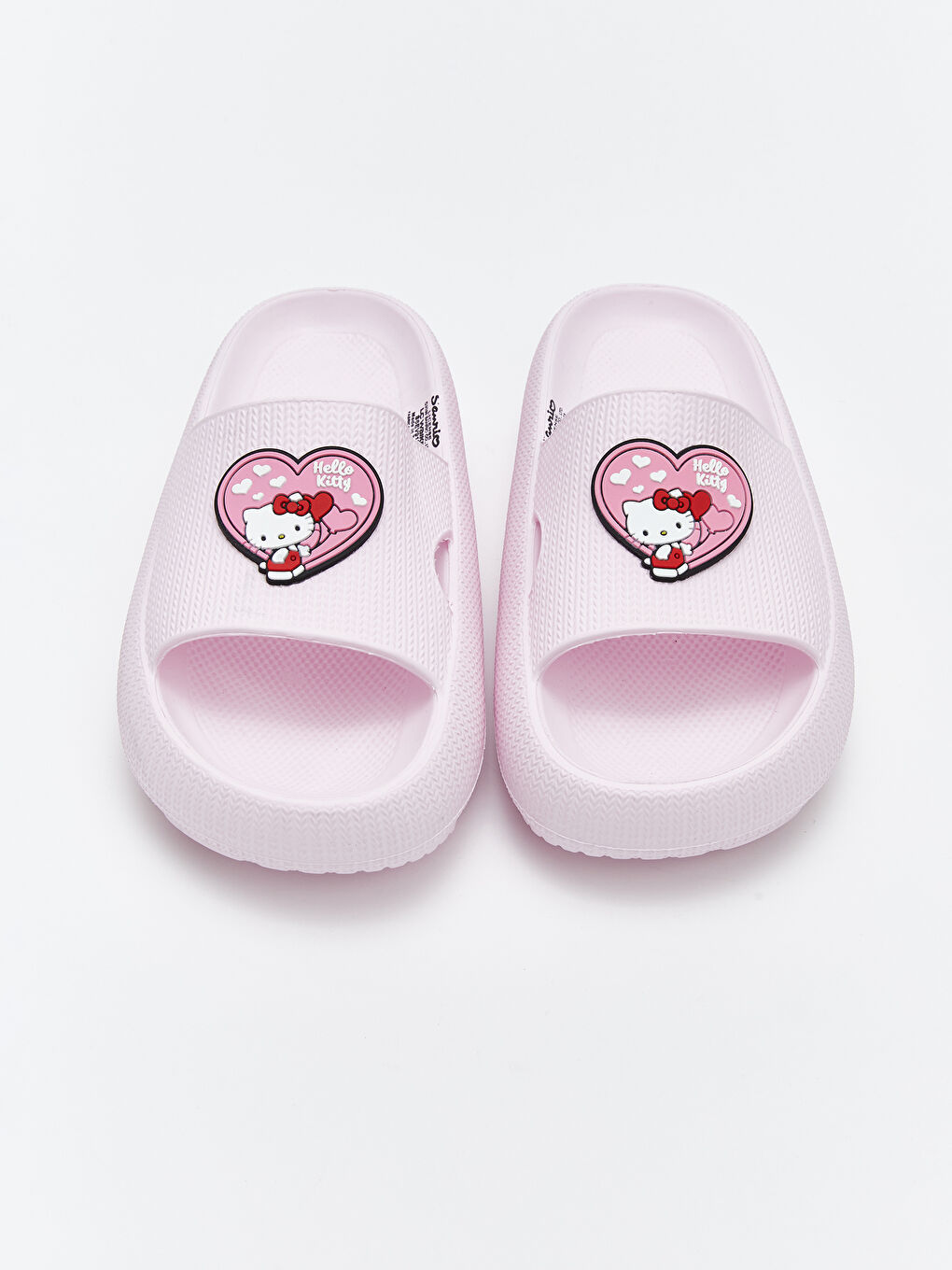 Pembe Hello Kitty Baskılı Kadın Terlik-2
