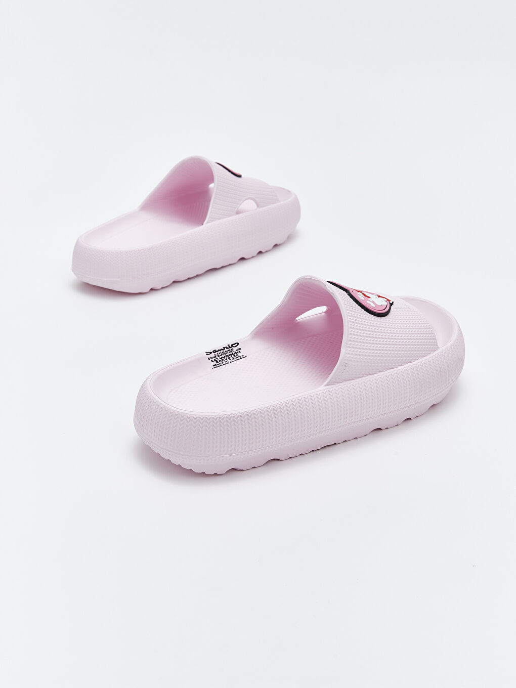 Pembe Hello Kitty Baskılı Kadın Terlik-4