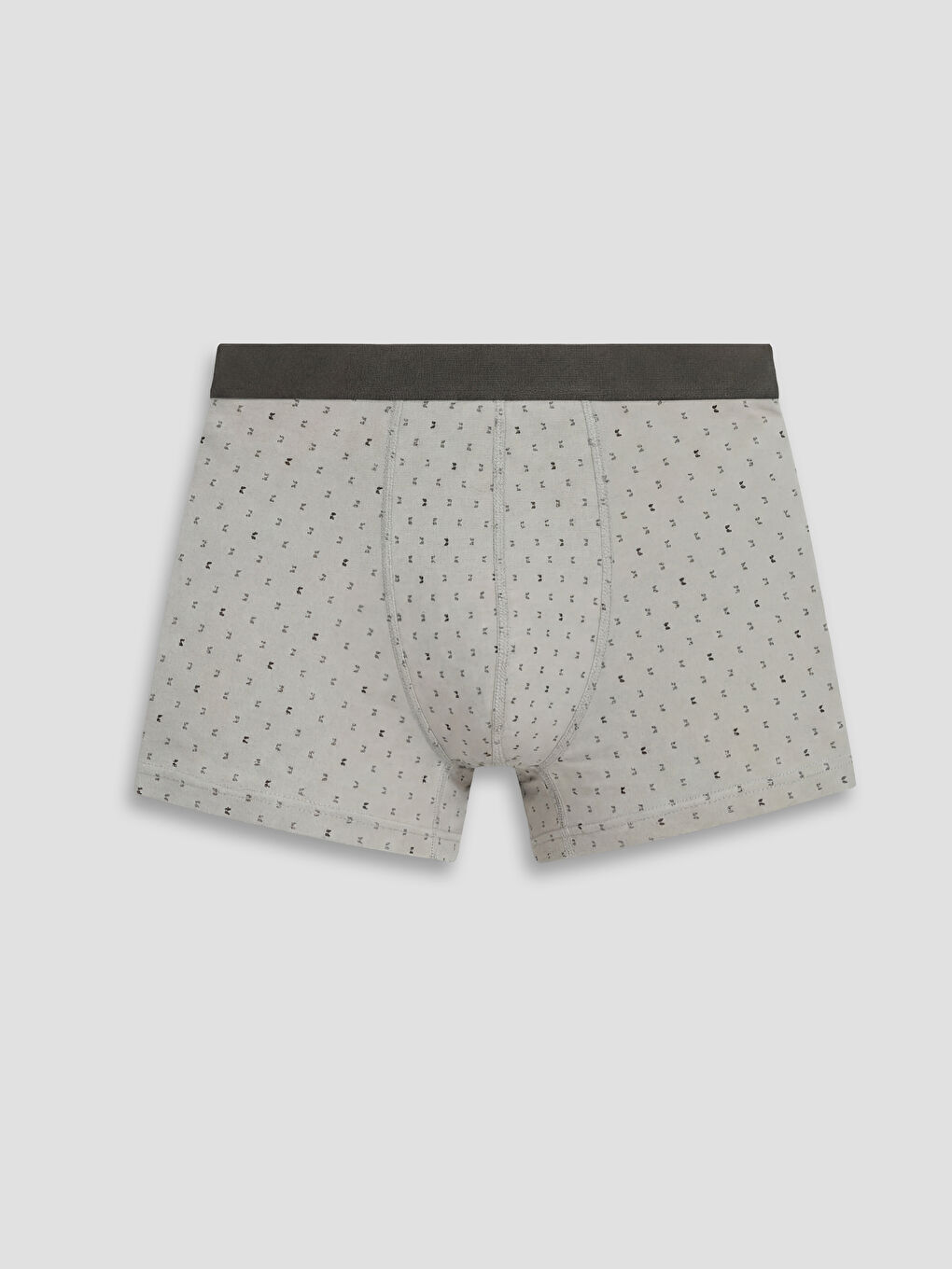 Gri Standart Kalıp Erkek Boxer 3'lü -3