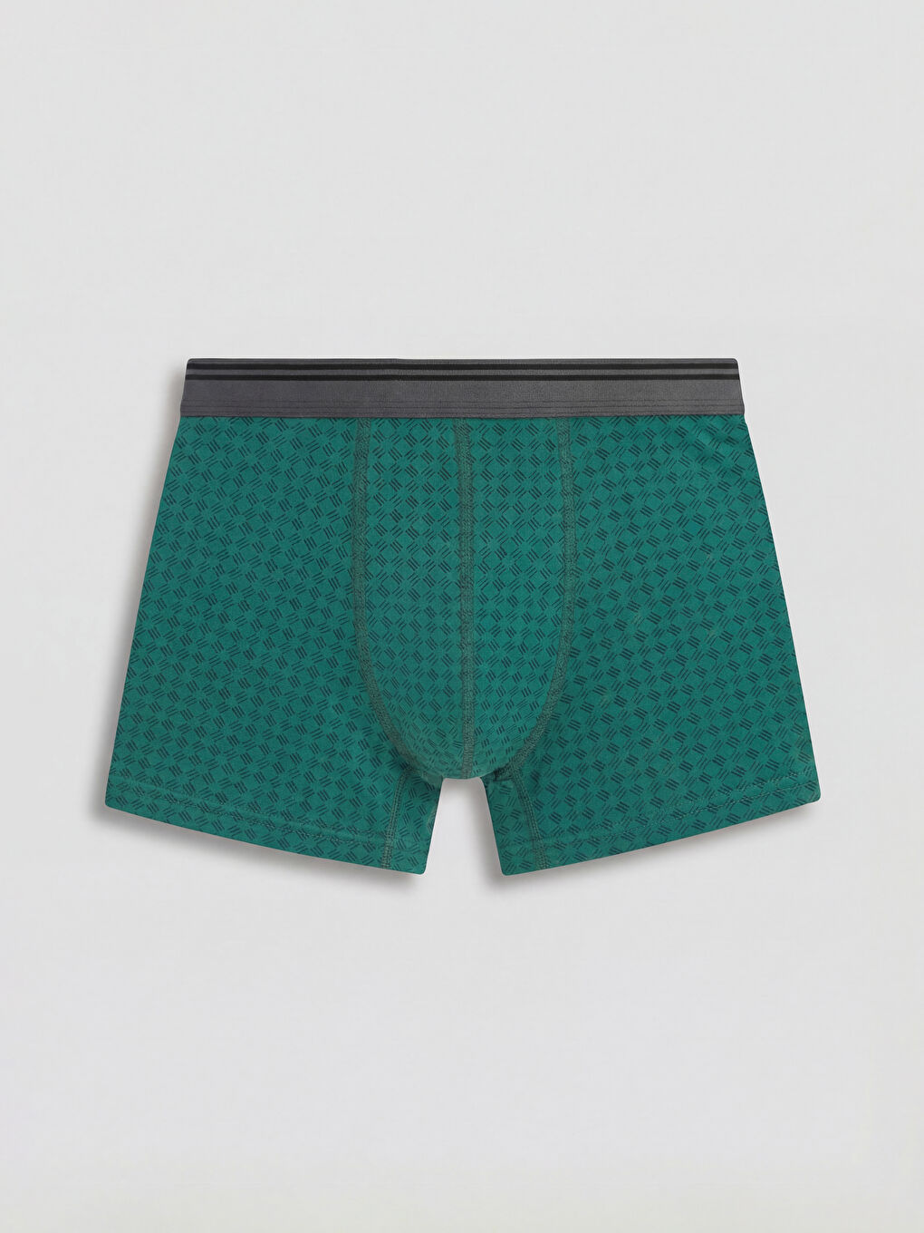 Lacivert Pamuklu Esnek Erkek Boxer 3'lü-3