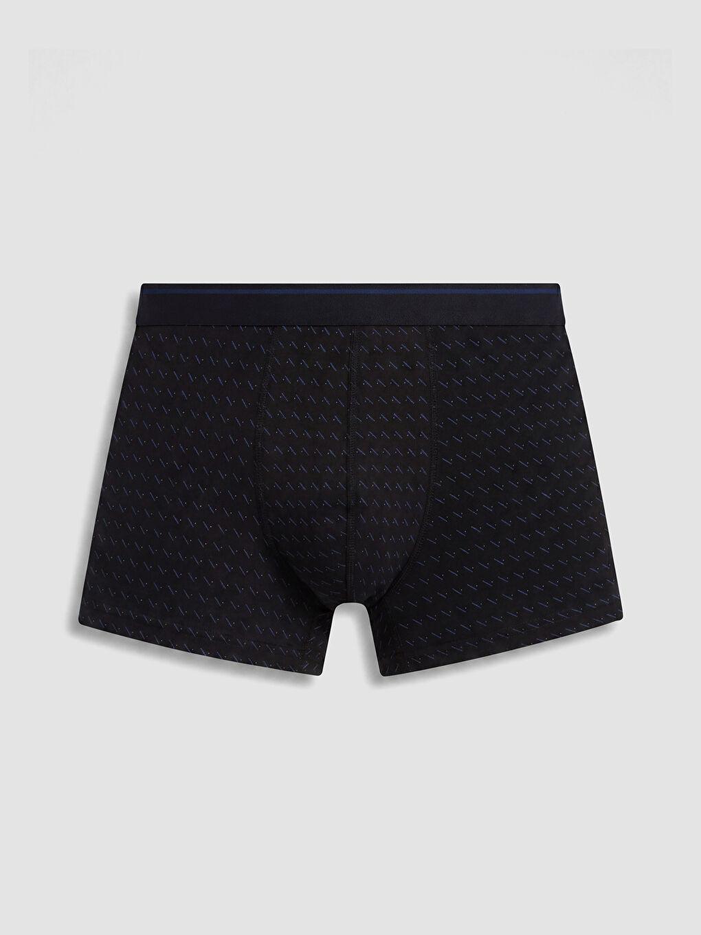 Siyah Pamuklu Esnek Erkek Boxer 5'li-1