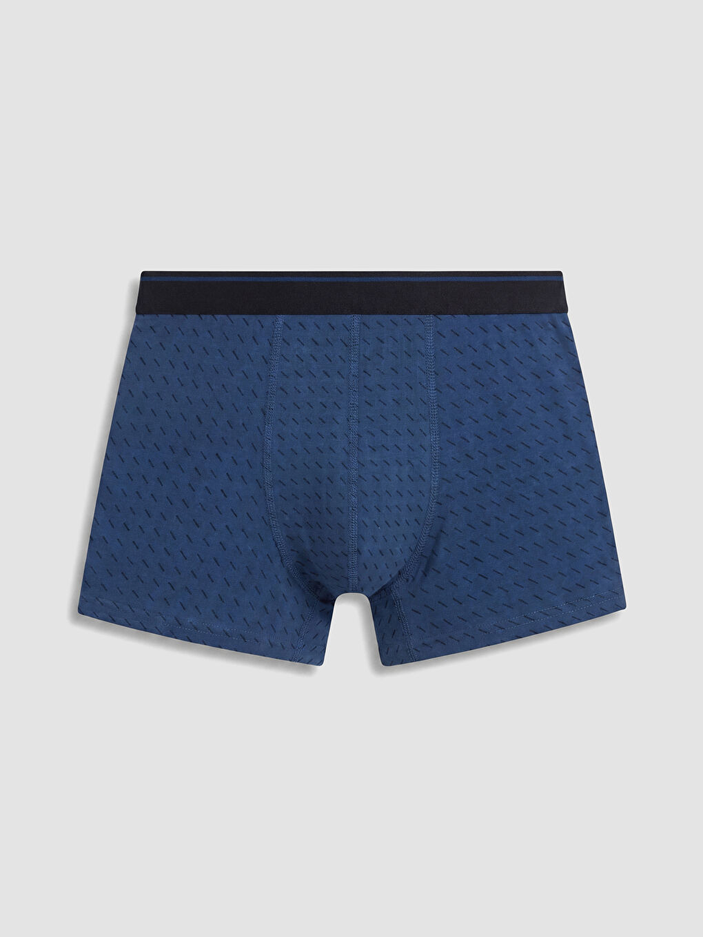 Siyah Pamuklu Esnek Erkek Boxer 5'li-3