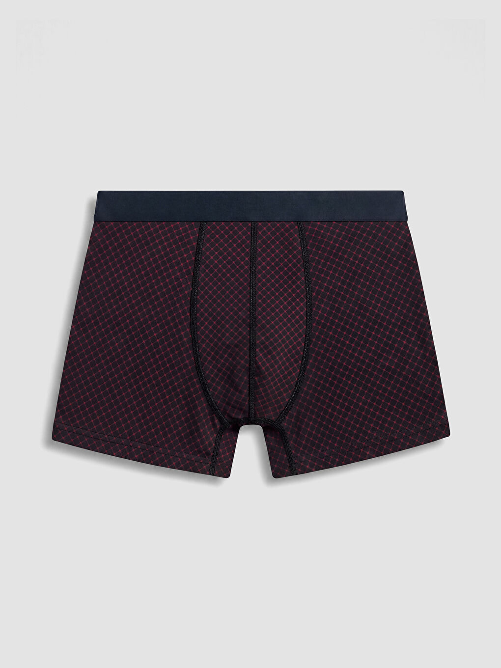 Siyah Pamuklu Esnek Erkek Boxer 3'lü-4