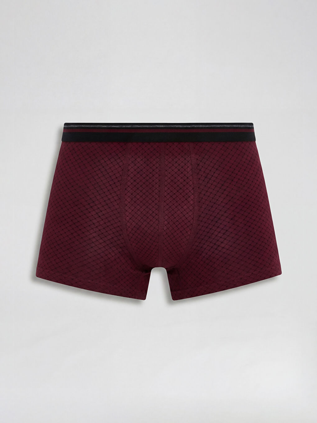 Siyah Pamuklu Esnek Erkek Boxer 3'lü-1