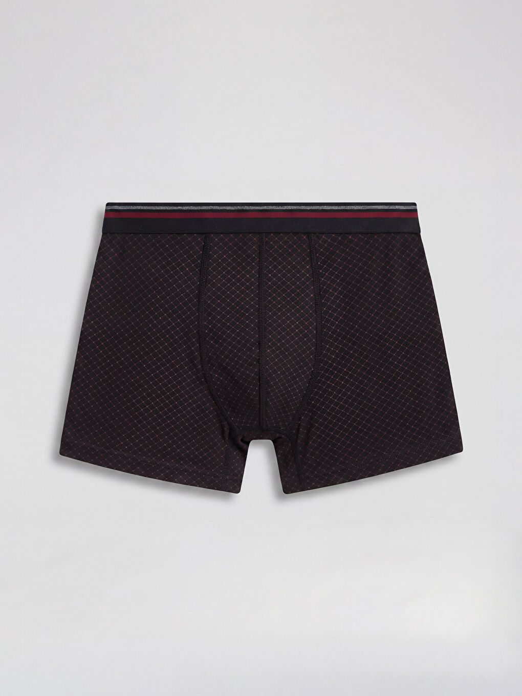 Siyah Pamuklu Esnek Erkek Boxer 3'lü-5