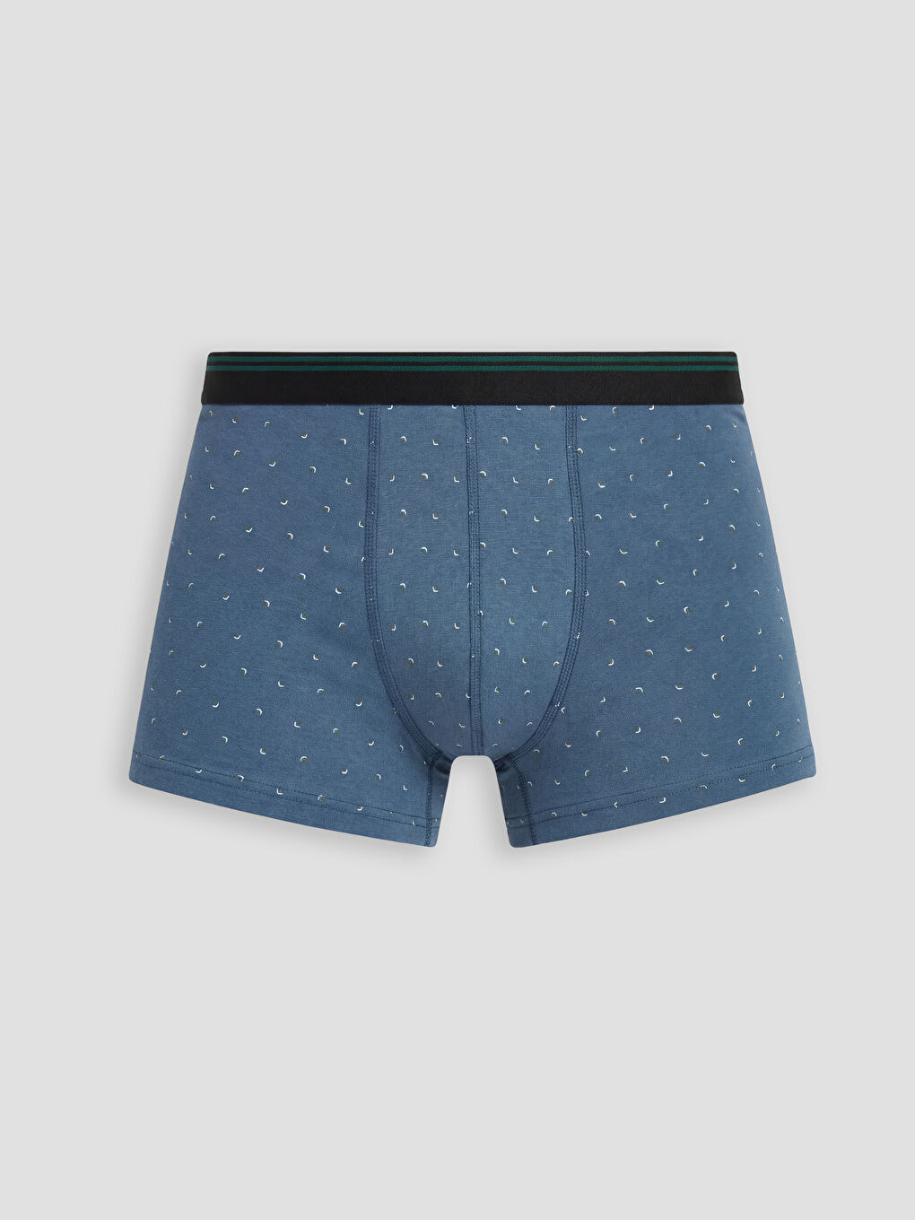 Siyah Standart Kalıp Pamuklu Esnek Erkek Boxer 3'lü-2