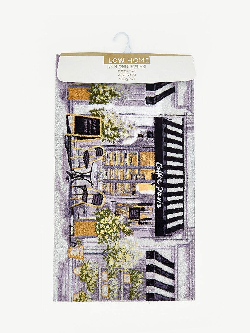 Karışık Baskılı Kapı Önü Paspası 45x75 cm