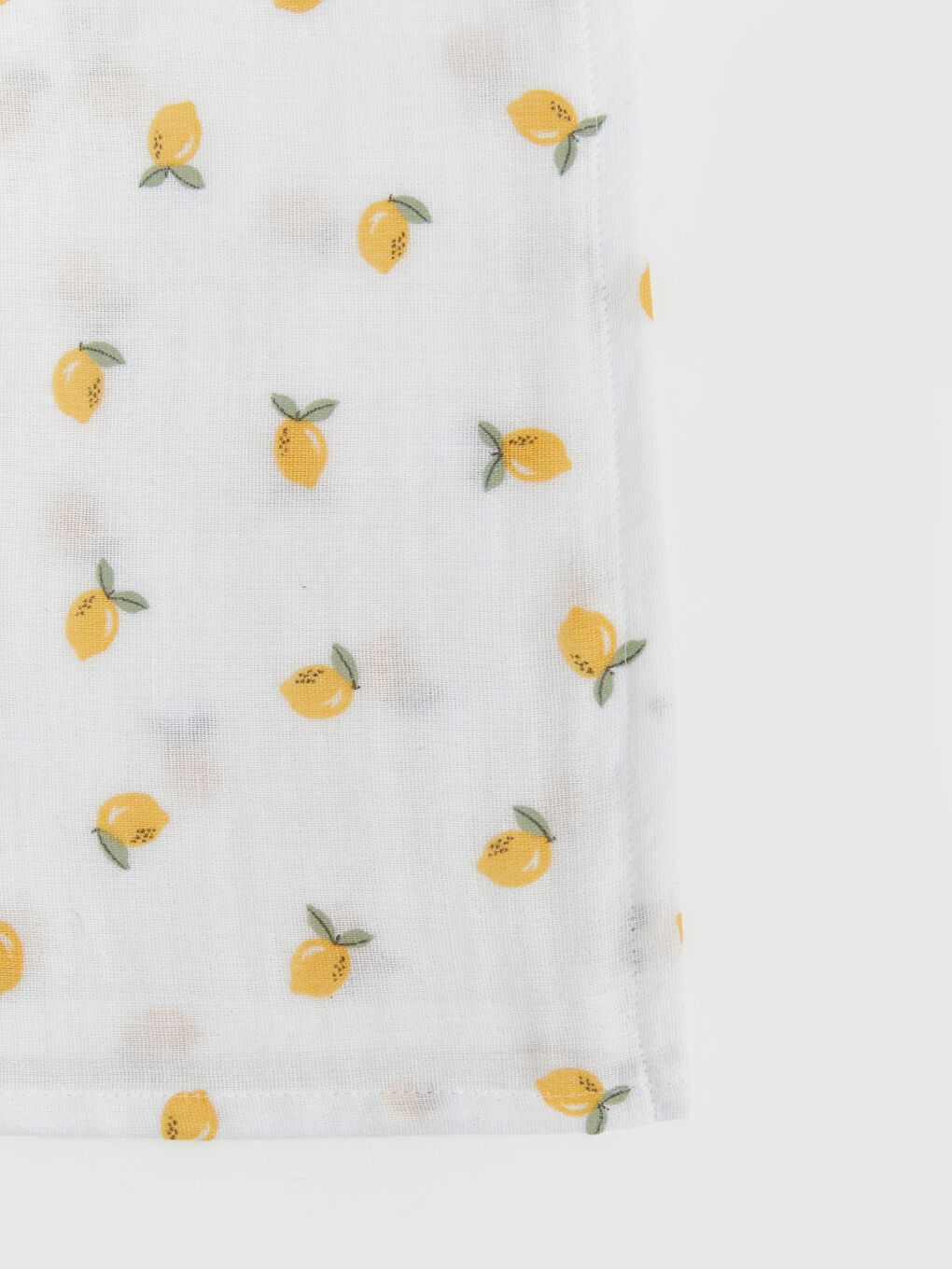 Ekru Desenli Çok Amaçlı Kız Bebek Örtü 90x110 cm-2