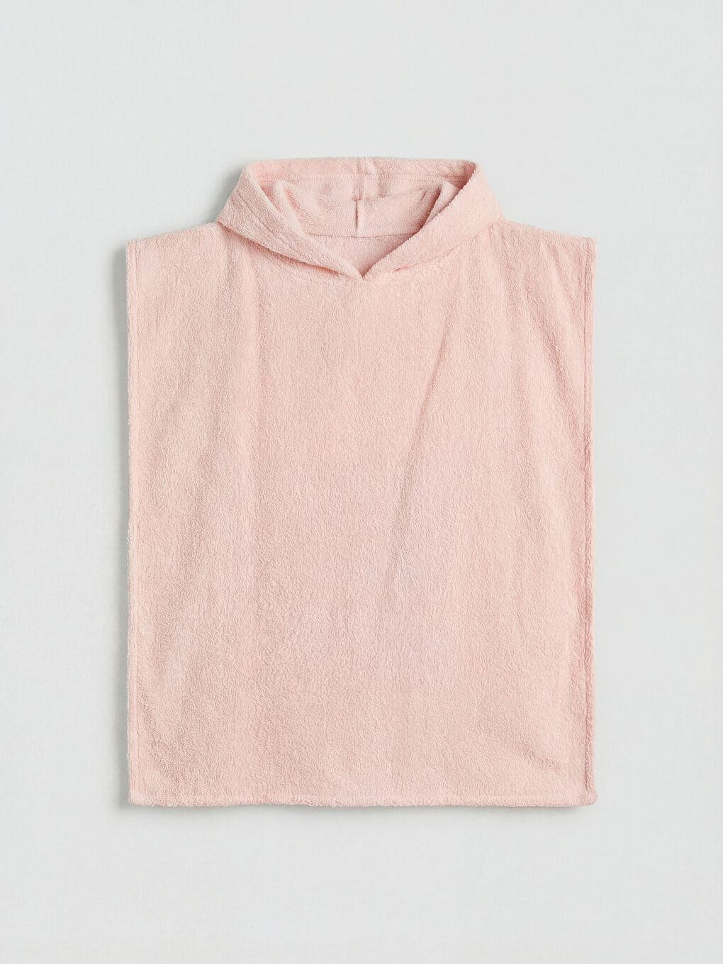 Pembe Hayvan Figürlü Kız Bebek Panço Havlu