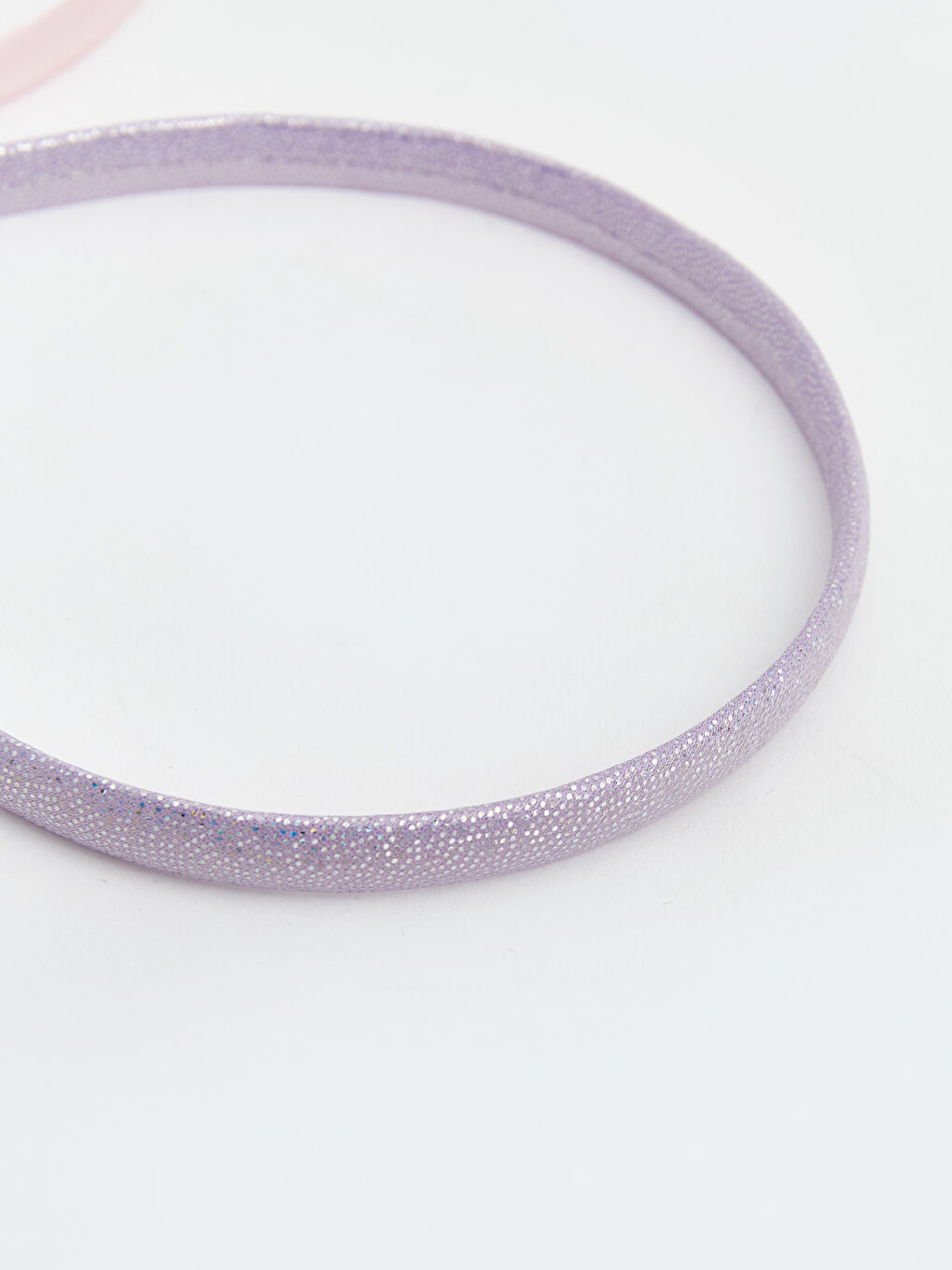 Pembe Parlak Simli Kız Bebek Taç 3'lü-1