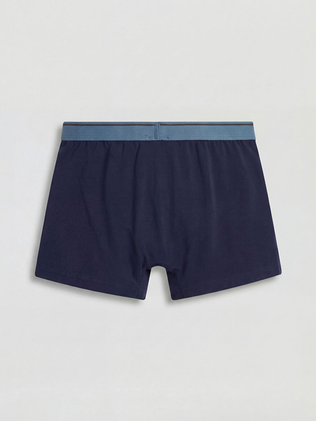 Mavi Pamuklu Esnek Erkek Boxer-1