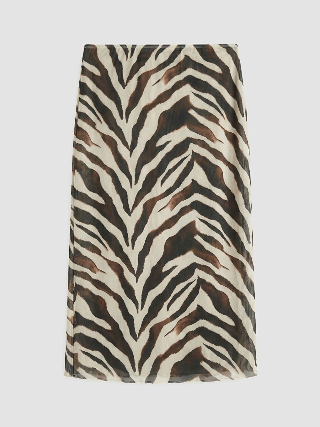 Kahverengi Desenli Büzgülü Kadın Pareo-1