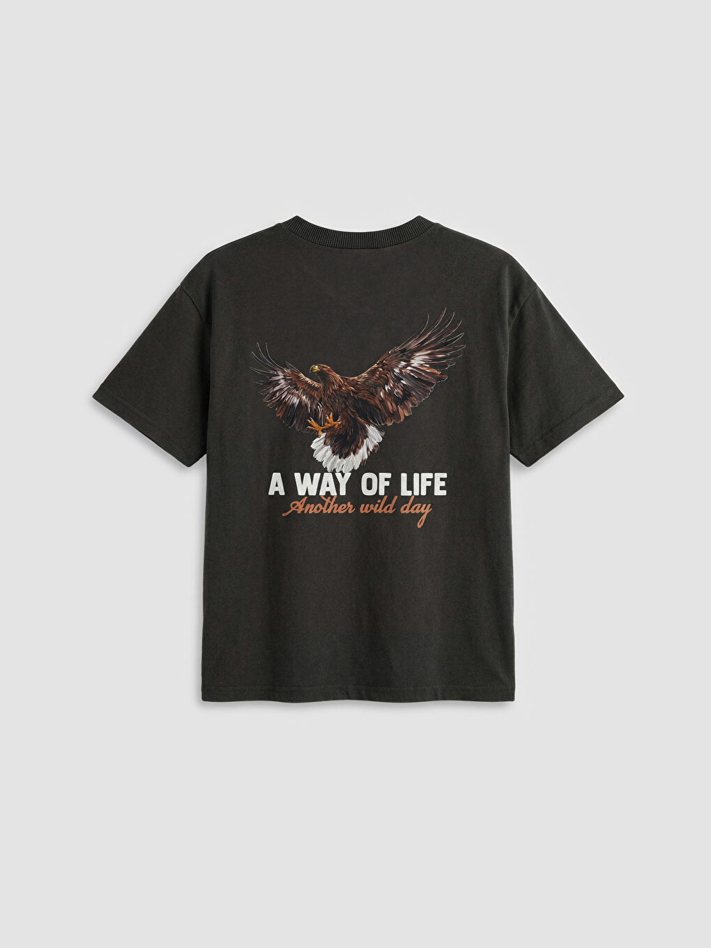 T-shirt à col rond imprimé garçon-1