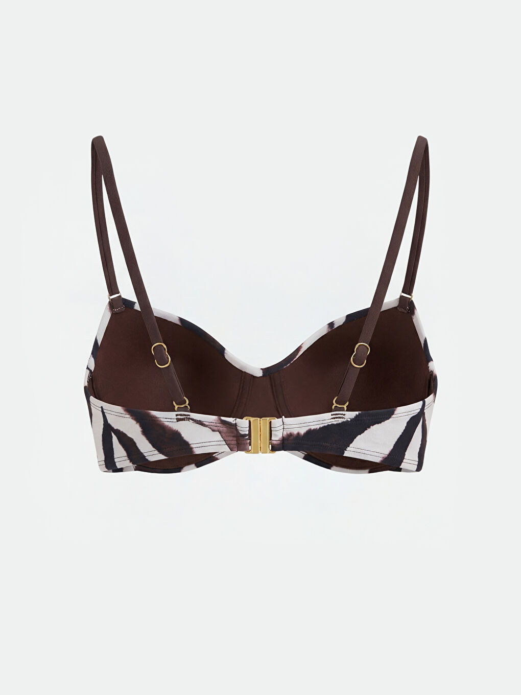 Woman BROWN Bikini Top-1