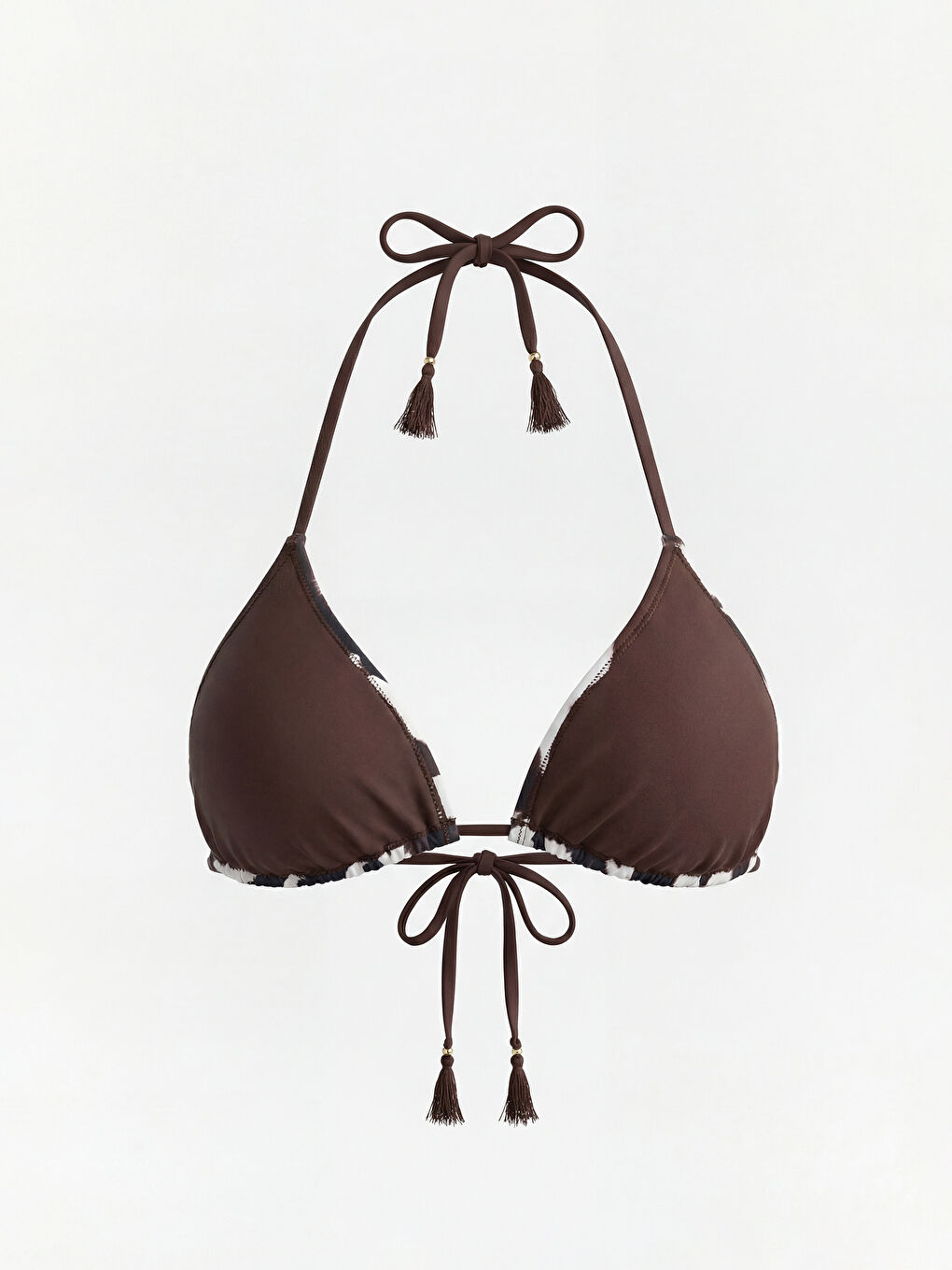 Woman BROWN Bikini Top-1