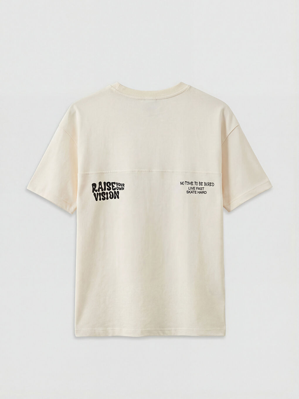 Crew Neck Printed Boys' T-Shirt-2