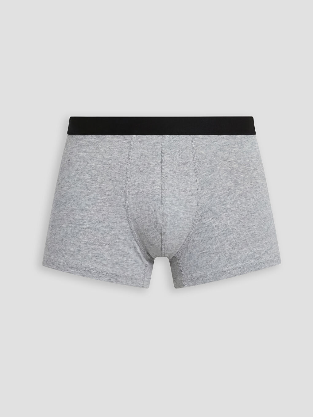 Siyah Pamuklu Esnek Kumaş Erkek Boxer 3'lü-3