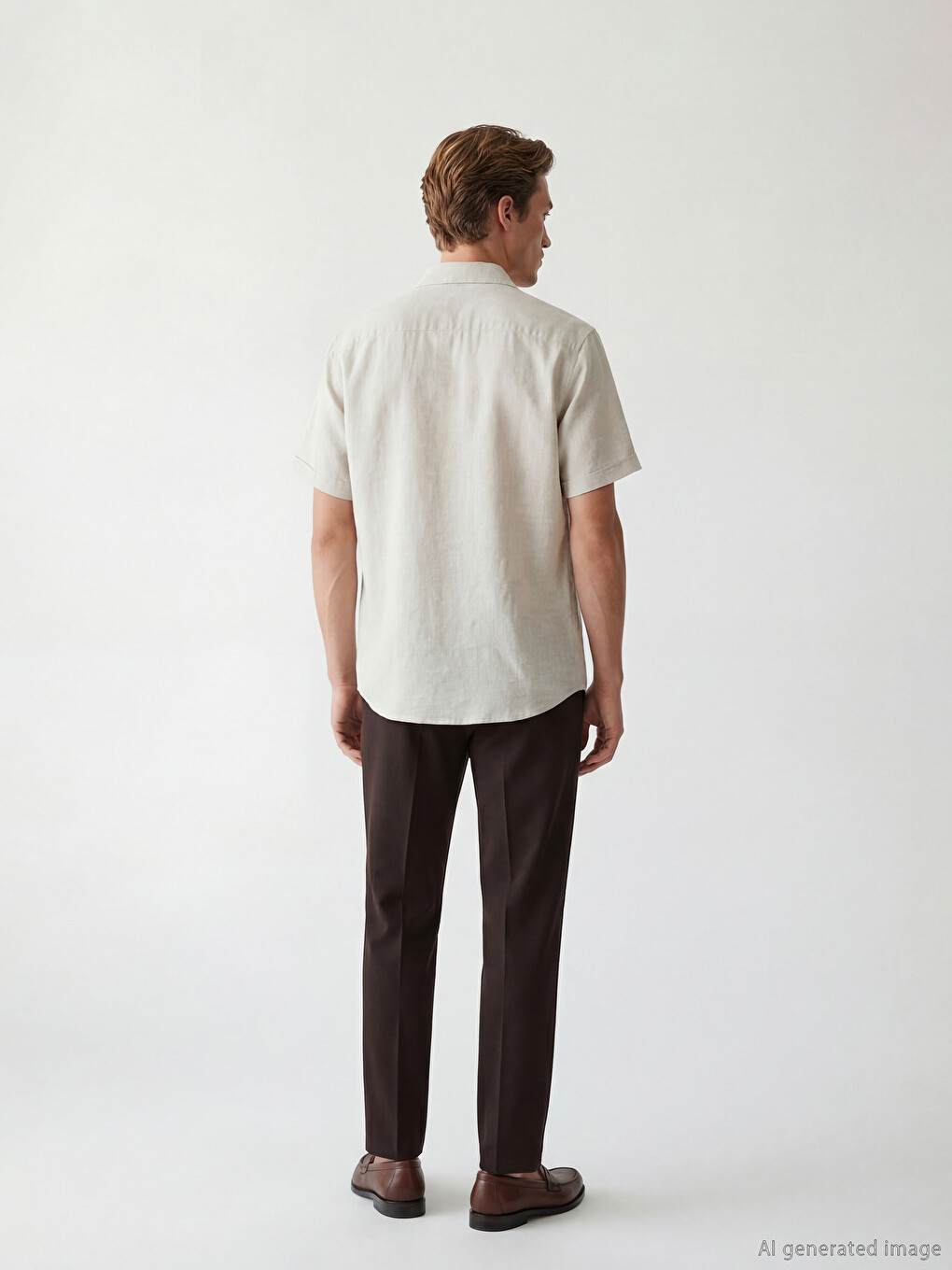 Regular Fit Dobby Men's Shirt-3