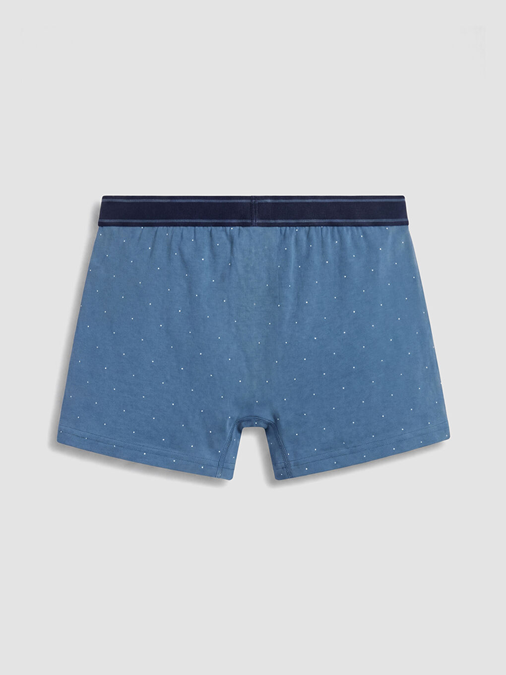 Lacivert Pamuklu Esnek Erkek Boxer 3'lü-4
