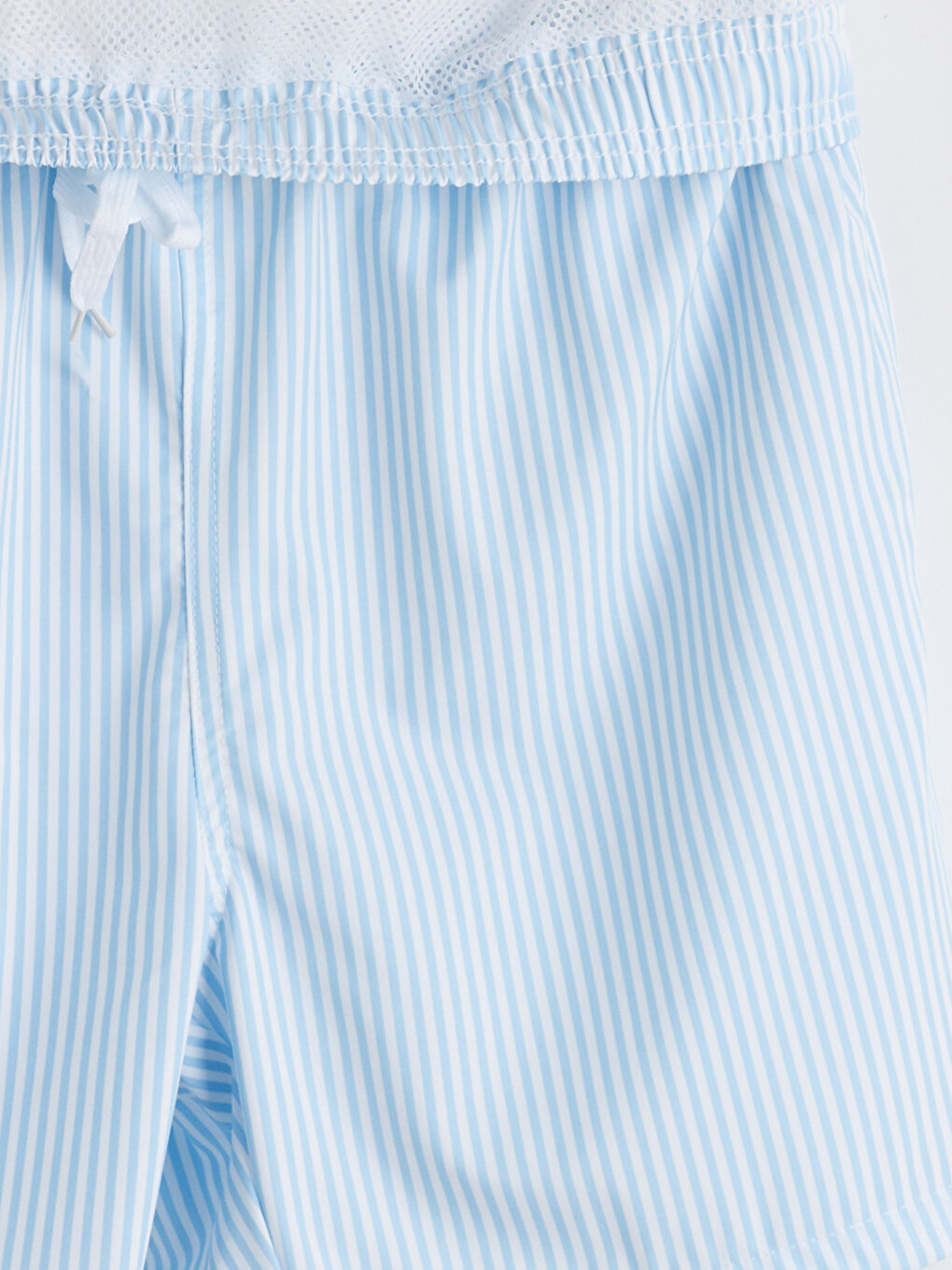Striped Men's Swim Shorts In A Shorter Length.-6