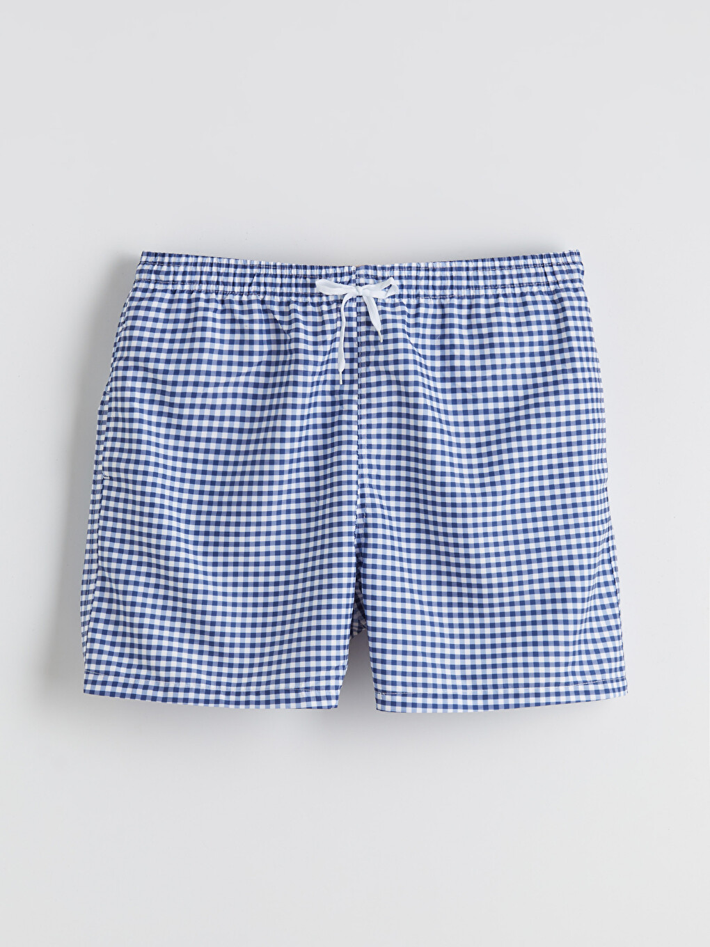 Striped Men's Swim Shorts, Cut For A Shorter Silhouette.-4