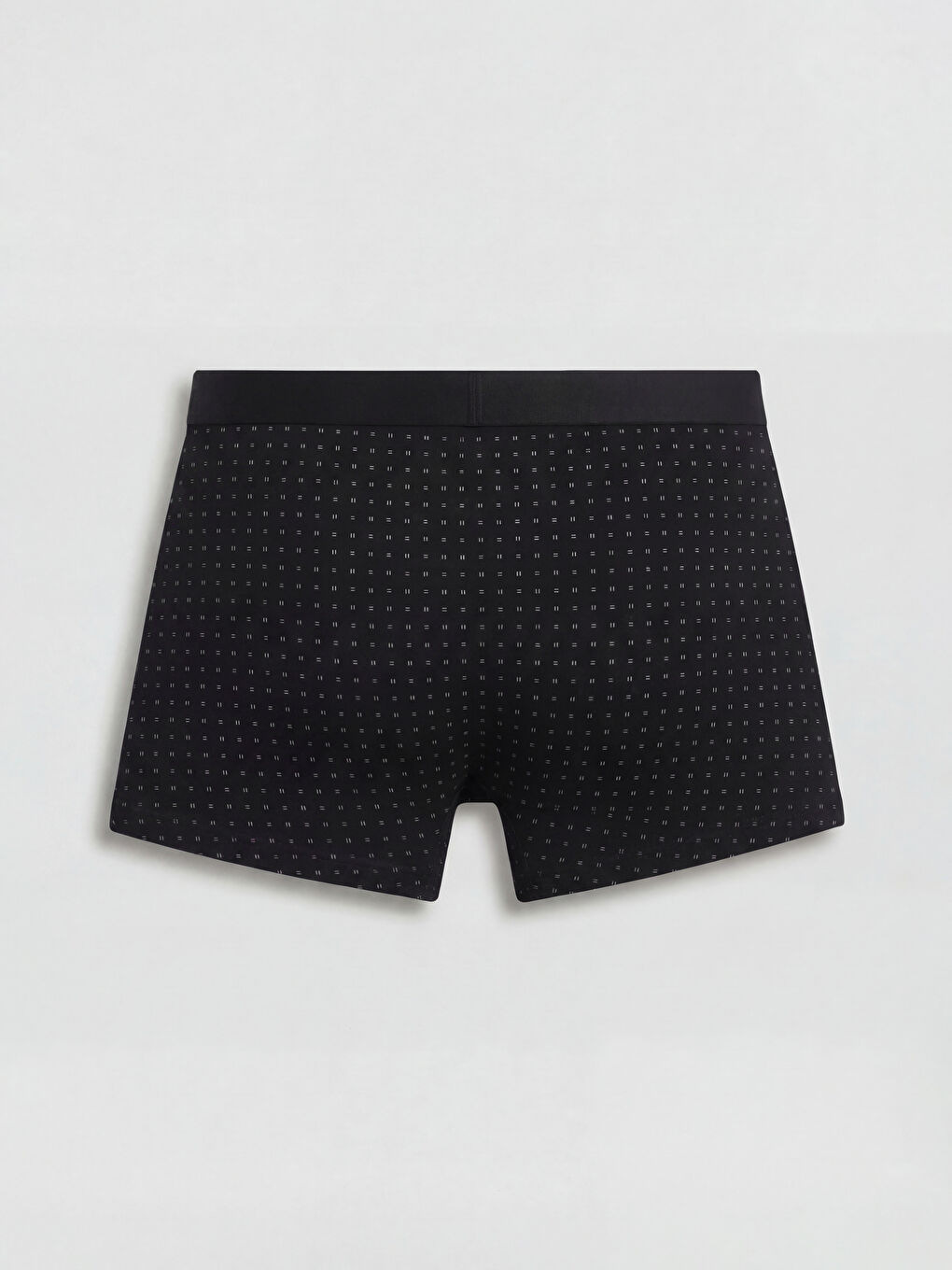 Siyah Pamuklu Esnek Erkek Boxer 3'lü-4