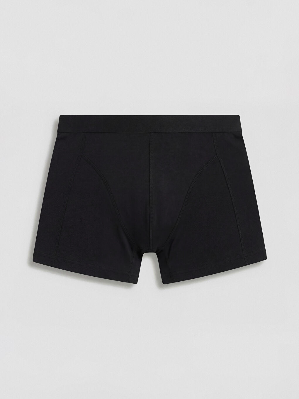 Siyah Regular Fit Pamuklu Esnek Erkek 3'lü Boxer-1