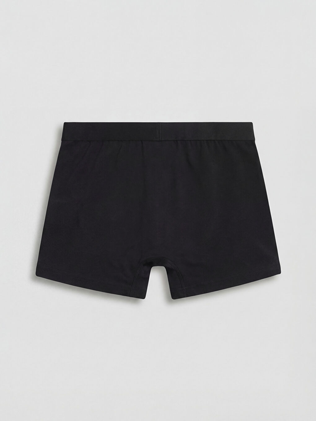 Siyah Regular Fit Pamuklu Esnek Erkek 3'lü Boxer-2