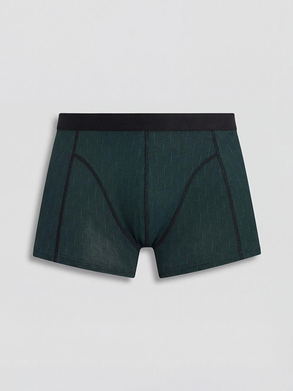 Siyah Regular Fit Pamuklu Esnek Erkek 3'lü Boxer-3