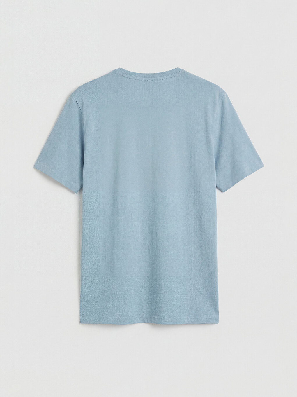 Mann Blau T-shirt-4