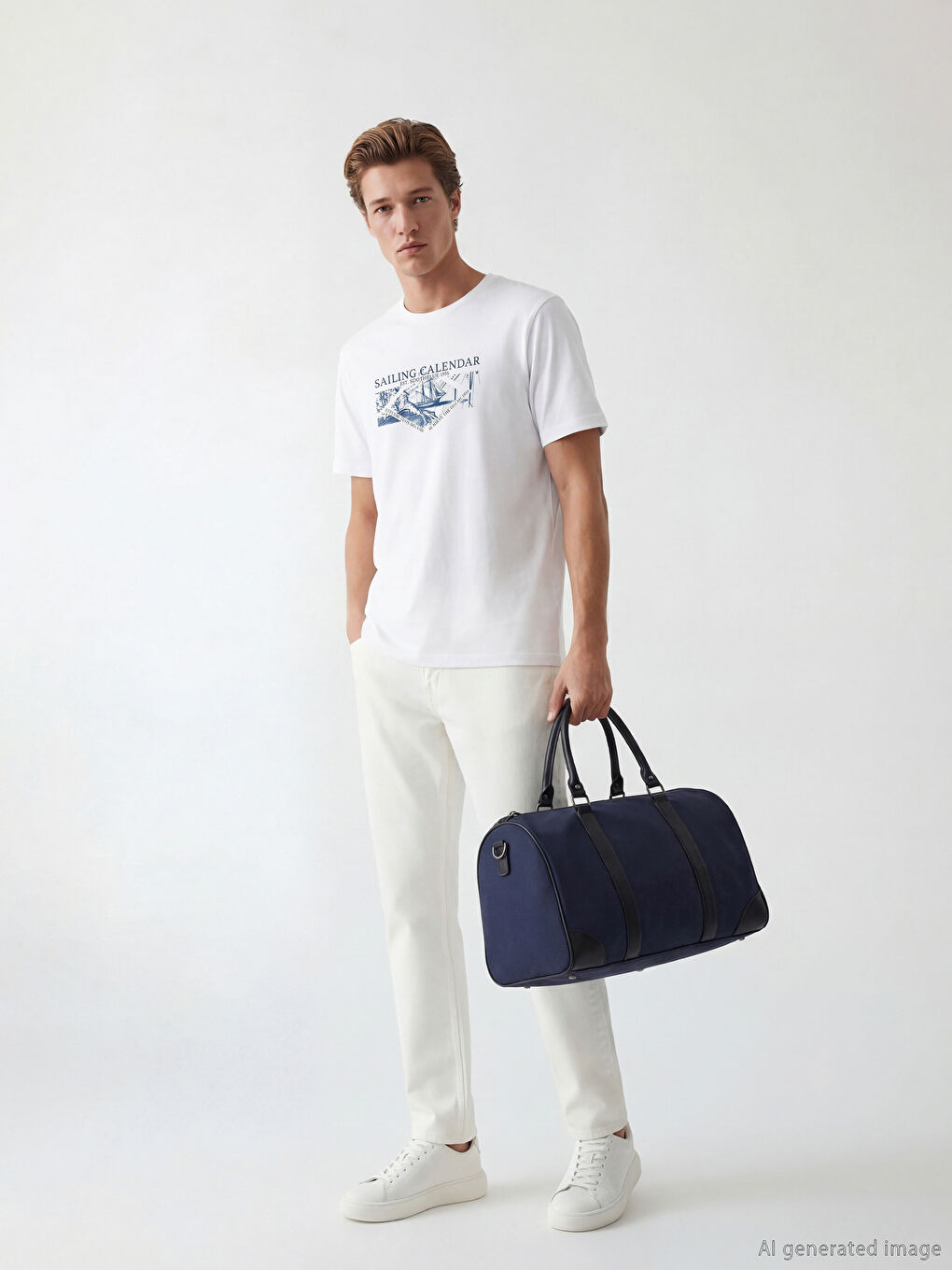 Regular Fit Printed Men's T-Shirt