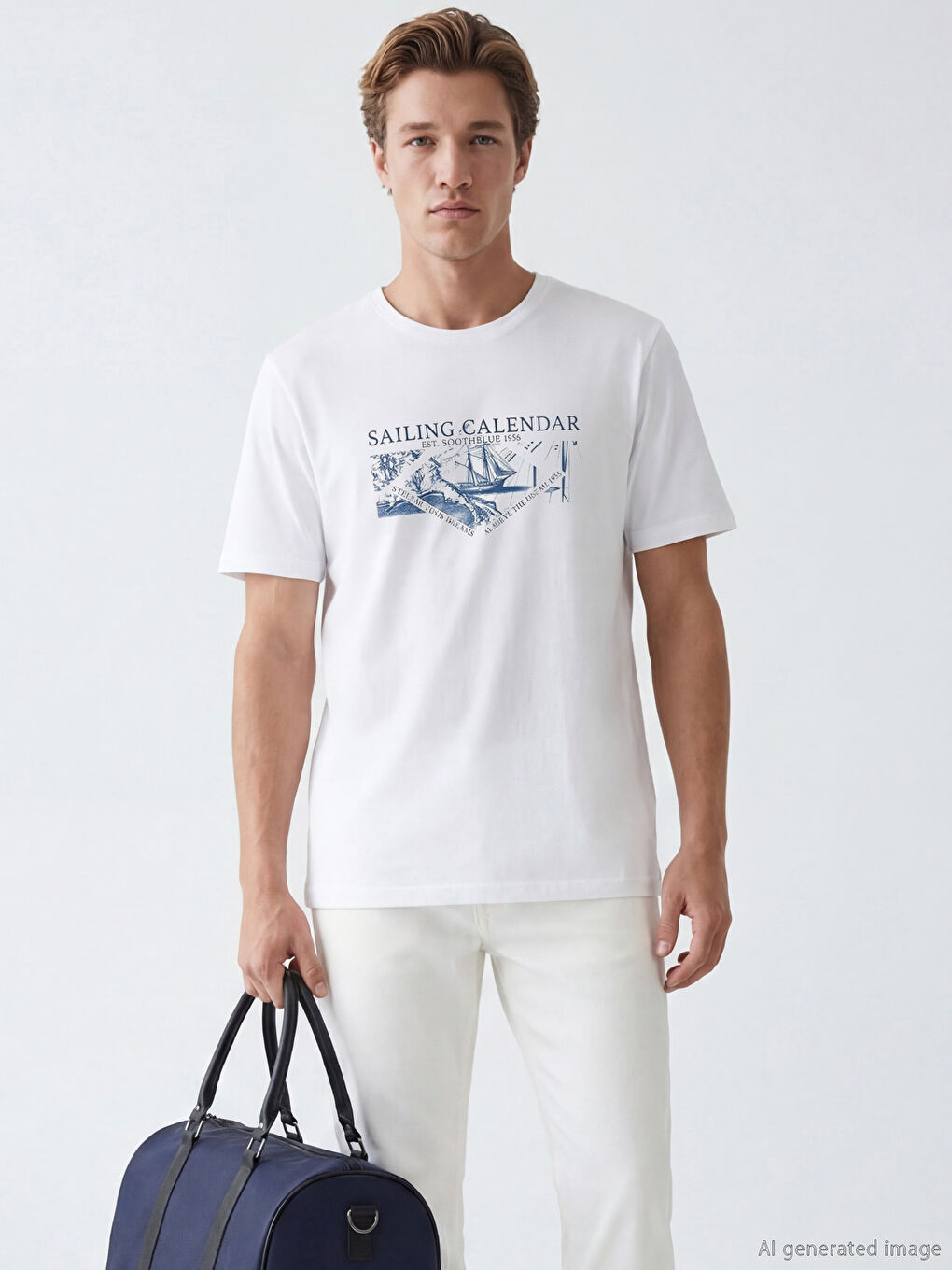 Regular Fit Printed Men's T-Shirt-1