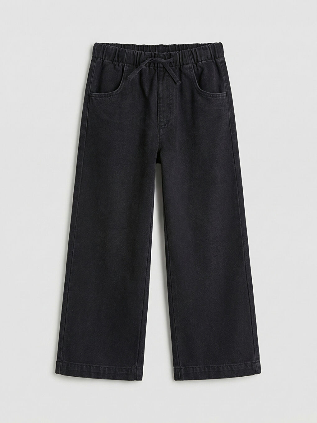 Girls' Wide-Leg Jean Trousers