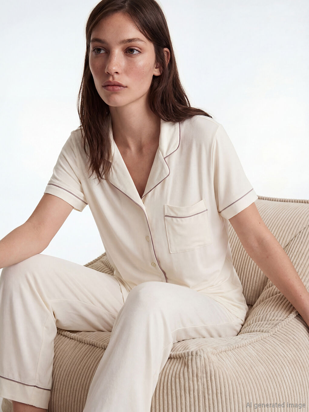 Γυναίκα ΡΟΖ Σετ πιτζάμας