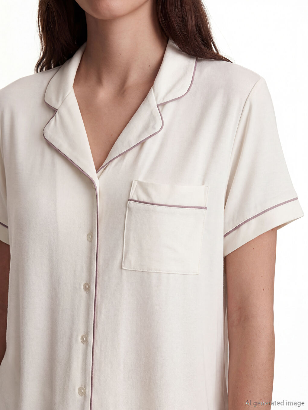 Γυναίκα ΡΟΖ Σετ πιτζάμας-2