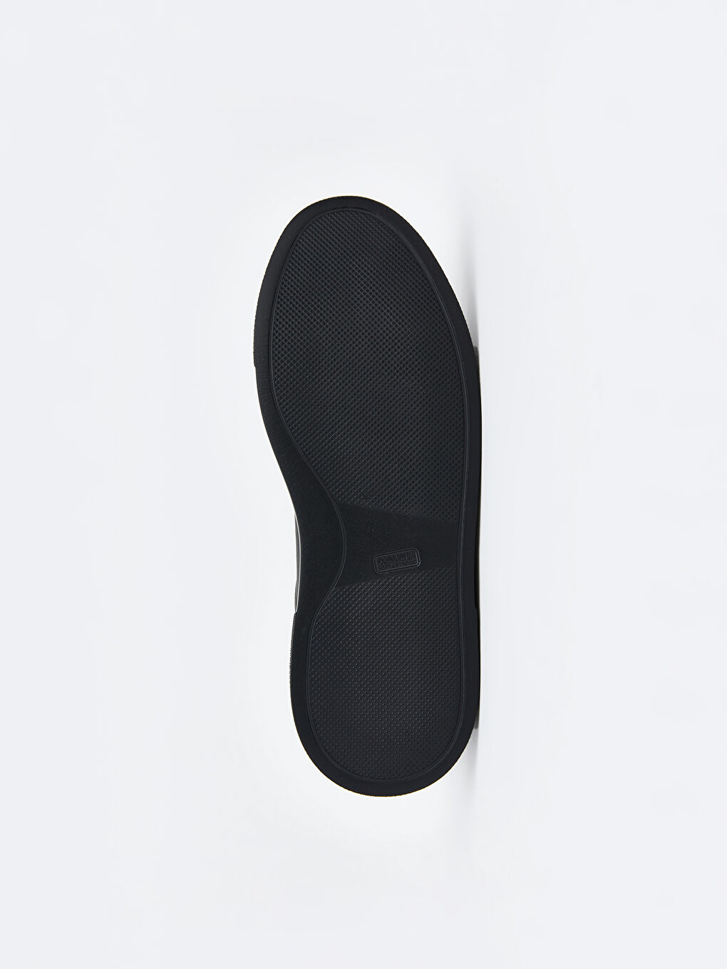 Siyah Deri Görünümlü Erkek Spor Ayakkabı-3