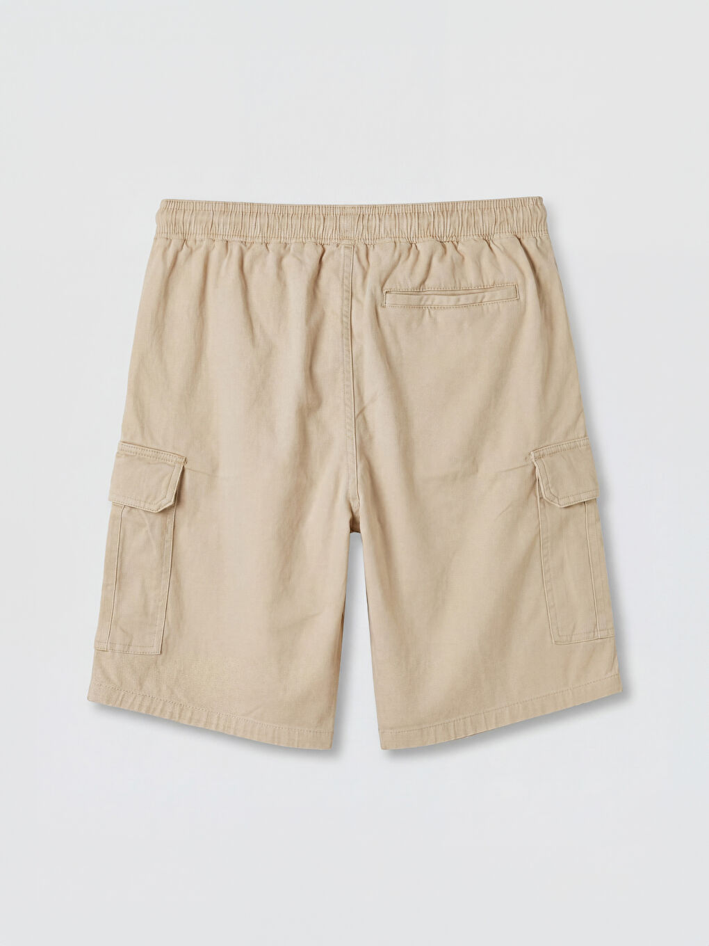 Regular Fit Gabardine Men's Cargo Shorts-5