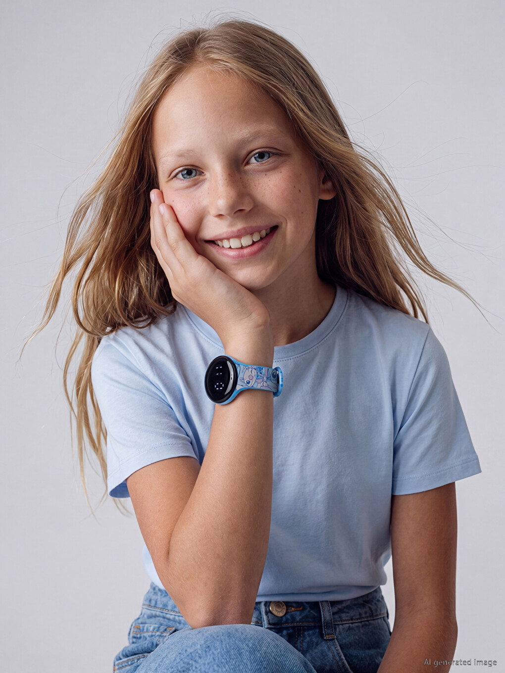 Lilo & Stitch Print Digital Watch For Girls