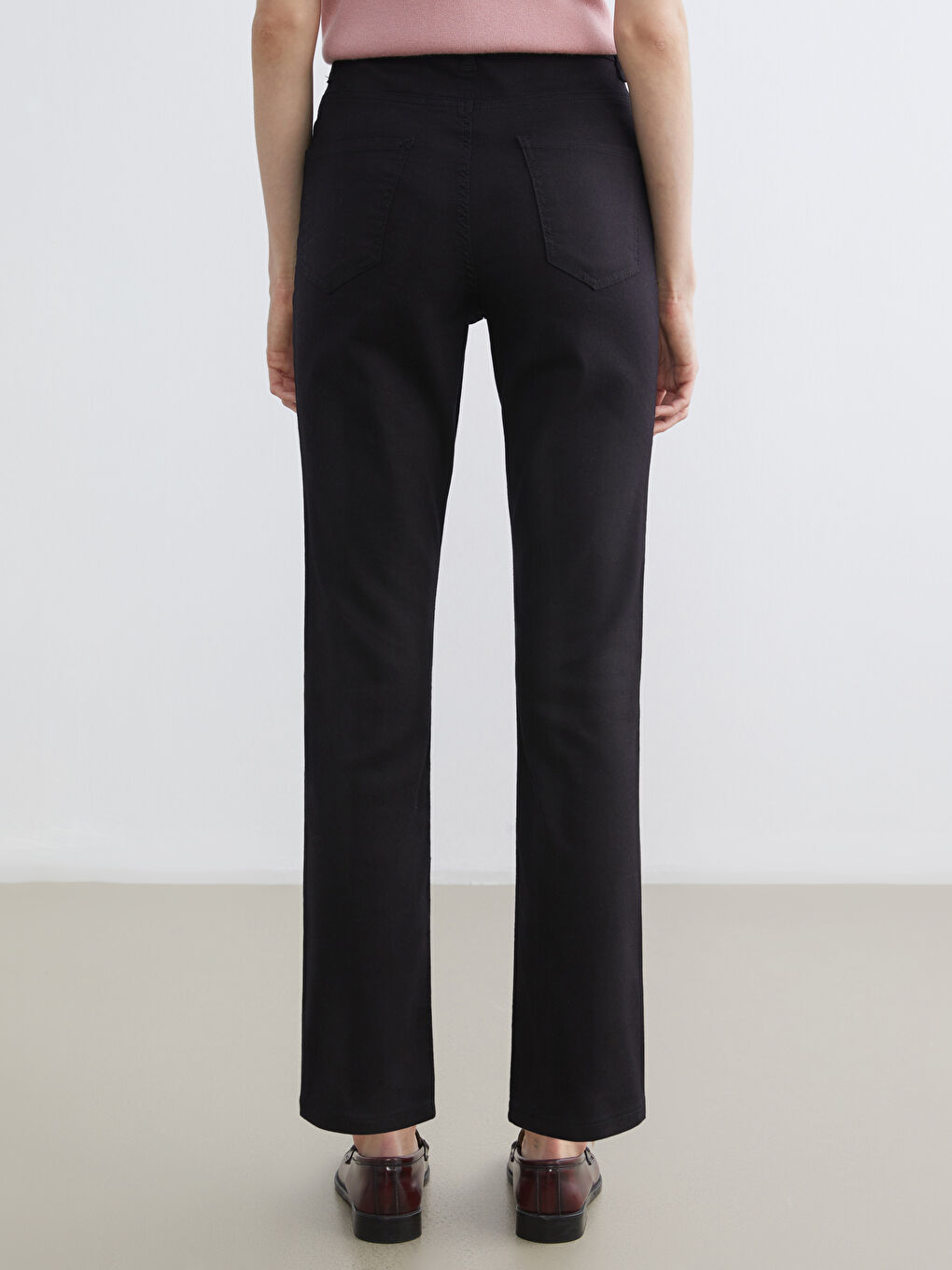 Siyah Slim Fit Kadın Jean Pantolon-3