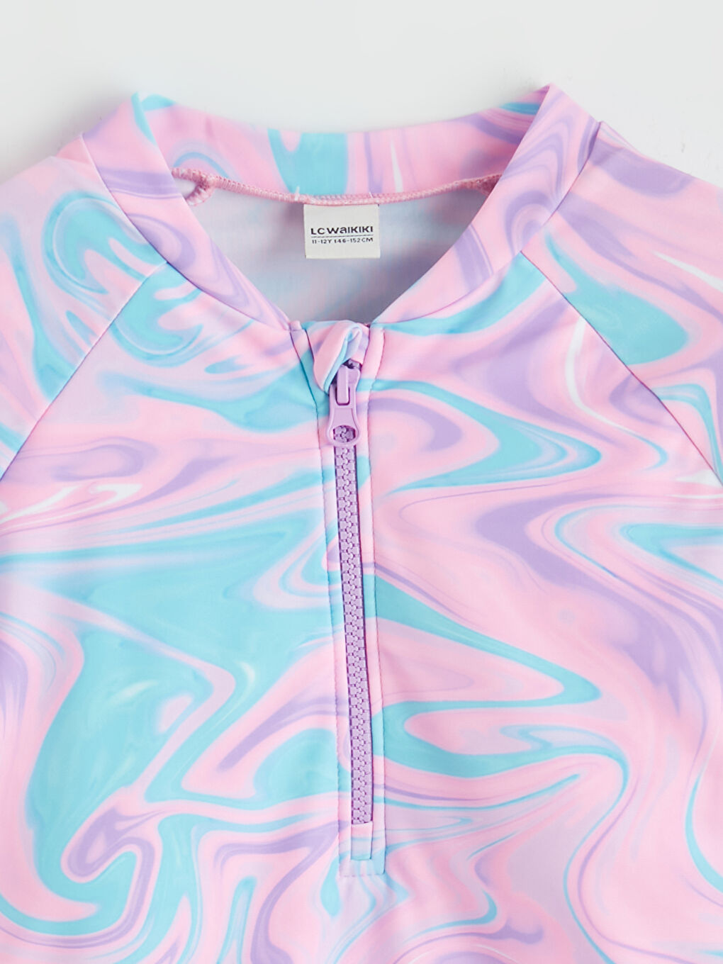 Karışık Kız Çocuk Batik Desenli Şortlu Bikini-2